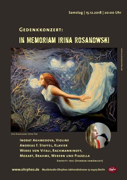 Memorial concert Irina Rosanowski