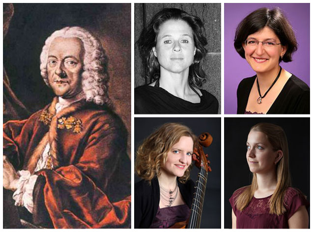 Georg Philipp Telemann Konzert, Antje Thierbach, Irina Granovskaya, Lea Rahel Bader, Esther van der Ploeg